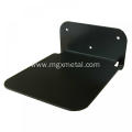 Black Powder Coated Metal Floating Book Shelf Bracket